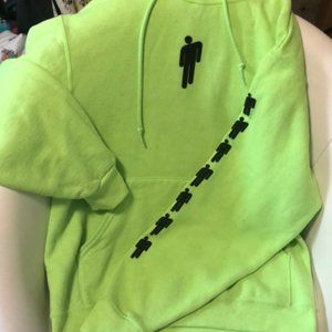 Billie Eilish merch (green blohsh unisex hoodie)